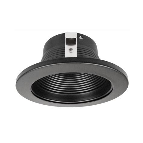 deep baffle trim with metal bracket|4 inch baffle light trim.